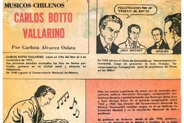 Músicos Chilenos Carlos Botto Vallarino