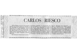 Carlos Riesco