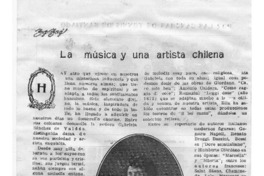 La música y una artista chilena