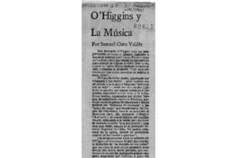 O'Higgins y la música