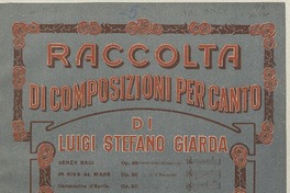 Fantasía bizarra [para canto con acompañamiento de piano] [música] : Luigi Stefano Giarda.