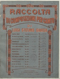 Panteismo [para canto con acompañamiento de piano] [música] : Versi di G. Carducci ; Luigi Stefano Giarda.
