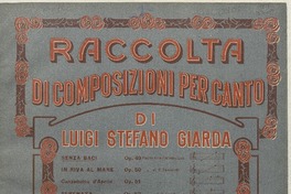 Senza baci [para canto con acompañamiento de piano] [música] : parole de la Contessa Lara ; Luigi Stefano Giarda.