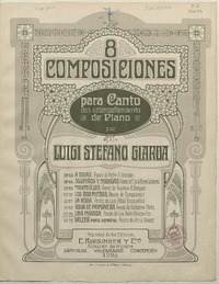 Una mirada [para canto con acompañamiento de piano] [música] : poesía de Luis Pablo Rosquellas ; Luigi Stefano Giarda.