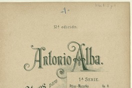 Pitios mazurka [para] guitarra [música] : Antonio Alba.