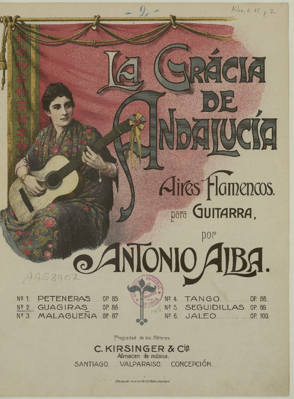 Guagiras para guitarra [música] : Antonio Alba.