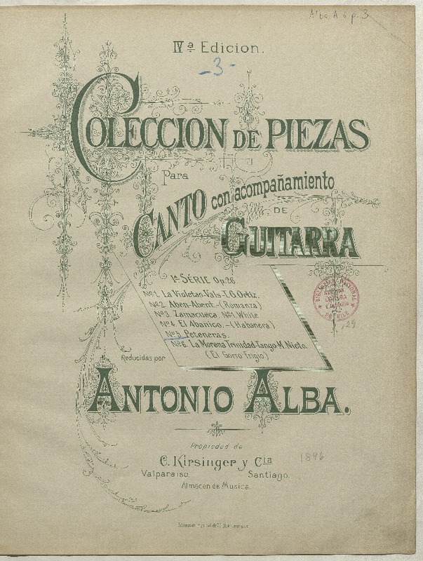 Peteneras para canto y guitarra [música] : reducción de Antonio Alba.