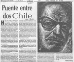Puente entre dos Chile  [artículo] Hernán Soto.