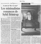 Los minimalistas romances de Sybil Brintrup  [artículo] Ximena Poo.