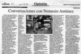 Conversaciones con Nemesio Antúnez  [artículo] Martín Ruiz.