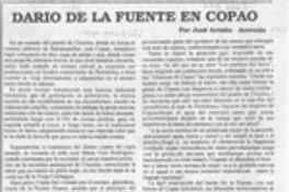 Darío de la Fuente en Copao  [artículo] José Arraño.
