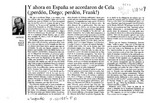 Y ahora en España se acordaron de Cela (perdón, Diego; perdón Frank!)  [artículo] Víctor Manuel Muñoz.