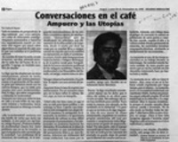 Conversaciones en el café  [artículo] Carlos E. Kayser.