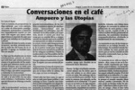 Conversaciones en el café  [artículo] Carlos E. Kayser.