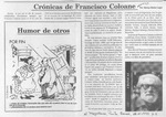Crónicas de Francisco Coloane  [artículo] Marino Muñoz Lagos.