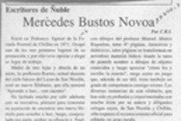 Mercedes Bustos Novoa  [artículo] C. R. I.