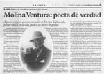 Molina Ventura, poeta de verdad  [artículo].