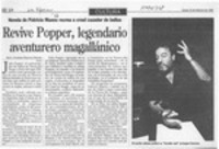 Revive Popper, legendario aventurero magallánico  [artículo] Raúl Zamora.