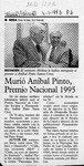 Murió Aníbal Pinto, Premio Nacional 1995  [artículo].