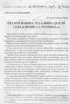 Nelson Barría o la brisa que se cuela desde la península  [artículo] Carlos Aránguiz Zúñiga.