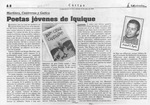 Poetas jóvenes de Iquique  [artículo] Juvenal J. Ayala.