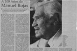 A 100 años de Manuel Rojas  [artículo] Marcela Godoy Divin.