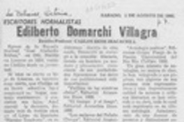 Edilberto Domarchi Villagra  [artículo] Carlos René Ibacache I.