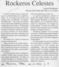 Rockeros celestes  [artículo] Gabriel Rodríguez.
