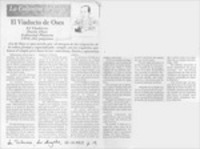 El viaducto de Oses  [artículo] Jorge Abasolo Aravena.