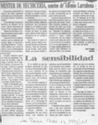Mester de hechicería, sonetos de Alfonso Larrahona  [artículo] José Vargas Badilla.