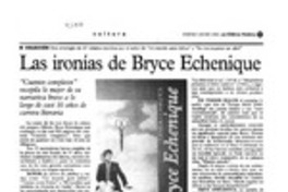 Las Ironías de Bryce Echenique  [artículo].