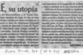 Chile, su utopía  [artículo] Antonio J. Salgado.