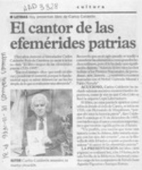 El Cantor de las efemérides patrias  [artículo].