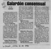 Galardón consensual  [artículo] M. E. M.