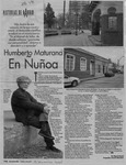 Humberto Maturana en Ñuñoa  [artículo] Miguel Laborde.