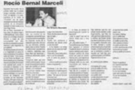Rocío Bernal Marceli  [artículo] Ernesto Massiglio.