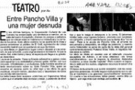 Entre Pancho Villa y una mujer desnuda  [artículo] As.