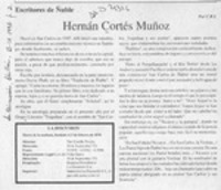 Hernán Cortés Muñoz  [artículo] C. R. I.