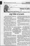 Jorge Teillier no ha muerto  [artículo] Ernesto Livacic Gazzano.