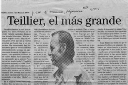 Teillier, el más grande  [artículo] Carlos León Pezoa.
