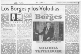 Los Borges y los Volodias  [artículo] Filebo.