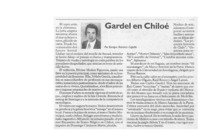 Gardel en Chiloé  [artículo] Enrique Ramírez Capello.
