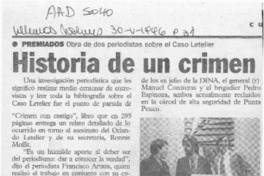 Historia de un crimen  [artículo].