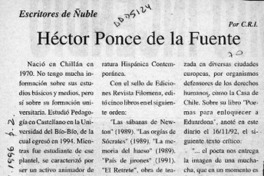 Héctor Ponce de la Fuente  [artículo] C. R. I.