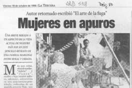 Mujeres en apuros  [artículo] Leopoldo Pulgar I.