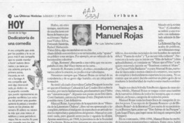 Homenajes a Manuel Rojas  [artículo] Luis Sánchez Latorre.