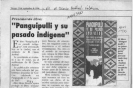 "Panguipulli y su pasado indígena"  [artículo].