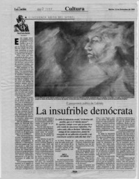 La insufrible demócrata  [artículo] Marcel Socías Montofré.