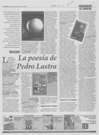 La poesía de Pedro Lastra