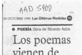 Los Poemas vienen de Valparaíso  [artículo].